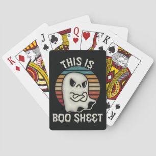 This Is Some Boo Sheet Ghost Playing Cards