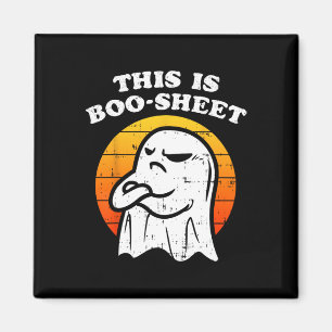 This is Some Boo-Sheet Ghost Retro Funny Halloween Magnet