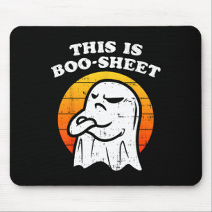 This is Some Boo-Sheet Ghost Retro Funny Halloween Mouse Mat