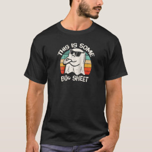 this is some boo sheet Ghost Retro Halloween Costu T-Shirt