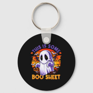 This Is Some Boo Sheet Ghost Spooky Halloween Men Key Ring
