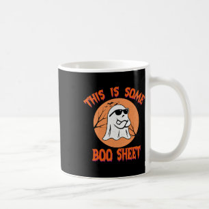 This Is Some Boo Sheet Halloween Cool Ghost Fun 1  Coffee Mug