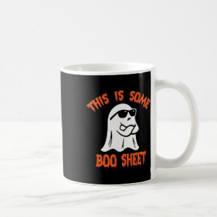 This Is Some Boo Sheet Halloween Cool Ghost Fun 2  Coffee Mug