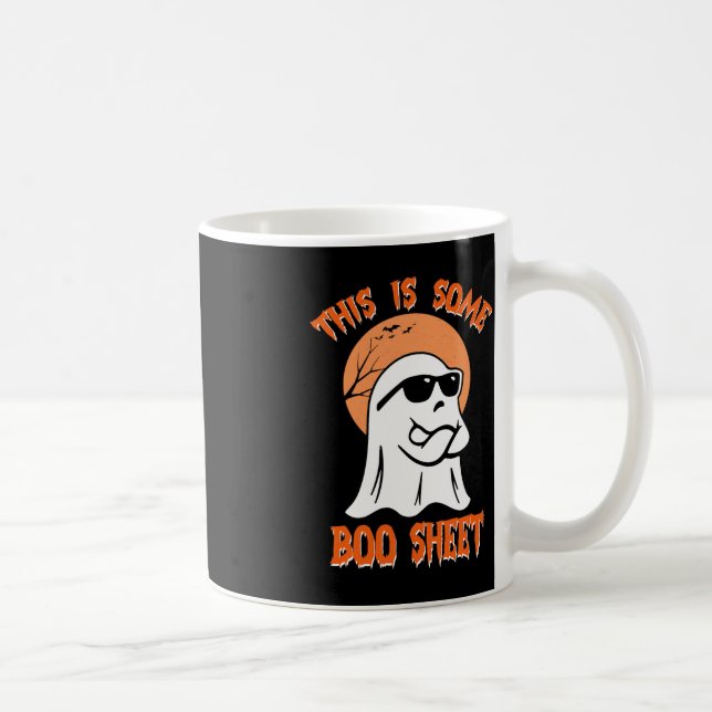 This Is Some Boo Sheet Halloween Cool Ghost Funny  Coffee Mug (Right)
