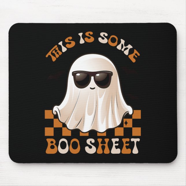 This Is Some Boo Sheet Halloween Costume 2 Mouse Mat (Front)