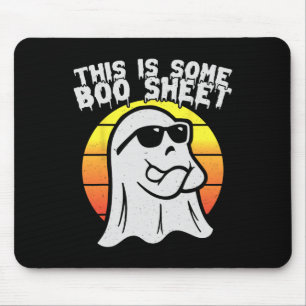 This Is Some Boo Sheet Halloween Costume Men Women Mouse Mat
