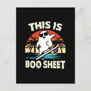 this is some boo sheet halloween ghost cute funny enclosure card