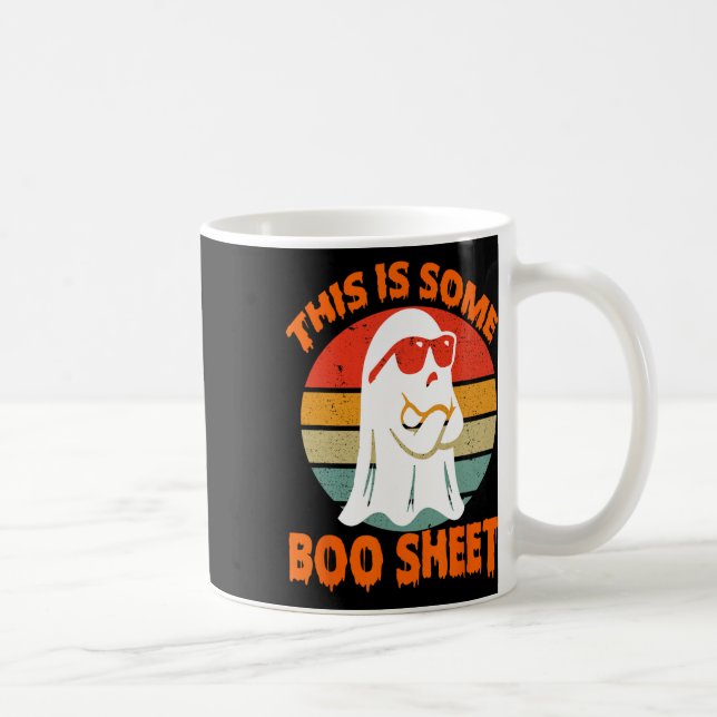 This Is Some Boo Sheet Halloween Ghost Fun For Men Coffee Mug (Right)