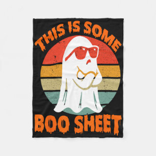 This Is Some Boo Sheet Halloween Ghost Fun For Men Fleece Blanket