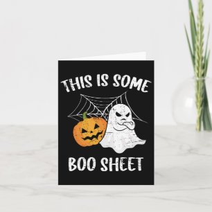 This Is Some Boo Sheet Halloween Ghost Fun Gift Card