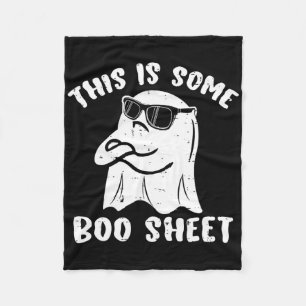 This Is Some Boo Sheet Halloween Ghost Fun Gift Me Fleece Blanket