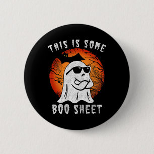 This Is Some Boo Sheet Halloween Ghost Fun Gifts M 6 Cm Round Badge