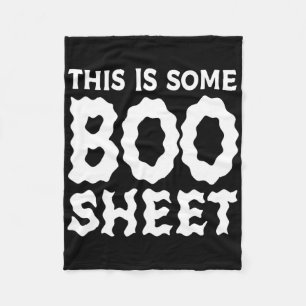 This Is Some Boo Sheet Halloween Ghost Fun Gifts M Fleece Blanket