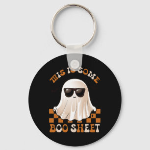 This Is Some Boo Sheet Halloween Ghost Fun Gifts M Key Ring