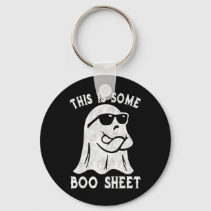 This Is Some Boo Sheet Halloween Ghost Fun Gifts M Key Ring