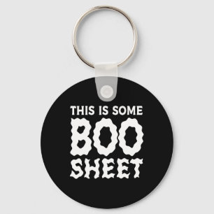 This Is Some Boo Sheet Halloween Ghost Fun Gifts M Key Ring
