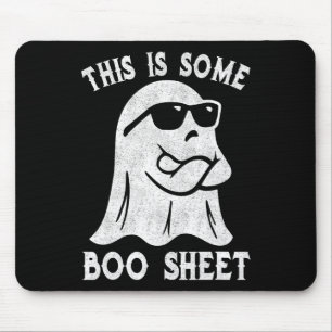 This Is Some Boo Sheet Halloween Ghost Fun Gifts M Mouse Mat