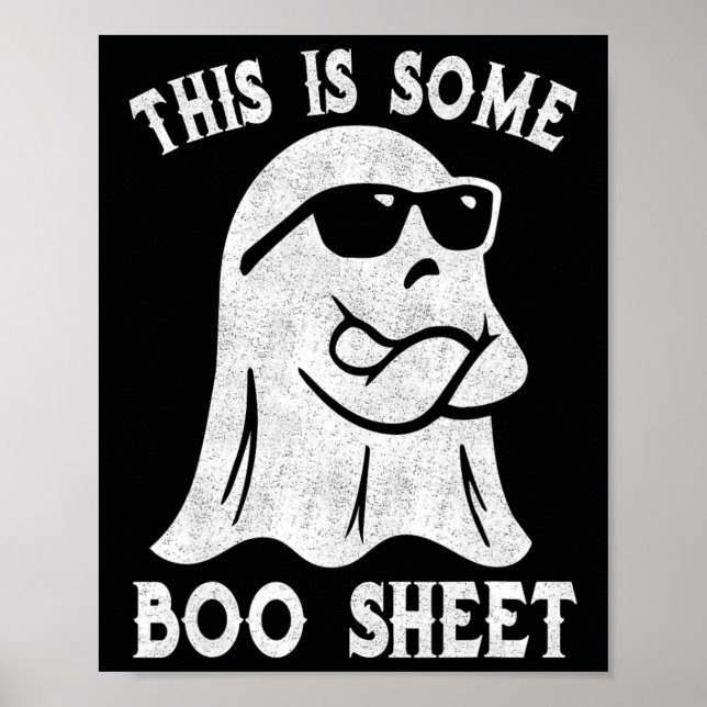 This Is Some Boo Sheet Halloween Ghost Fun Gifts M Poster (Front)