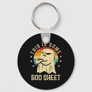 This Is Some Boo Sheet Halloween Ghost Fun Men Wom Key Ring