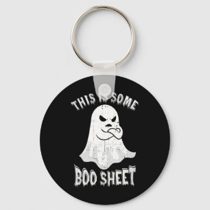 This Is Some Boo Sheet Halloween Ghost Fun Men Wom Key Ring