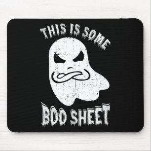 This Is Some Boo Sheet Halloween Ghost Fun Men Wom Mouse Mat