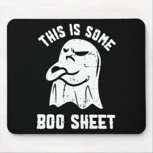 This Is Some Boo Sheet Halloween Ghost Fun Men Wom Mouse Mat