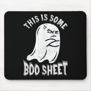 This Is Some Boo Sheet Halloween Ghost Fun Men Wom Mouse Mat