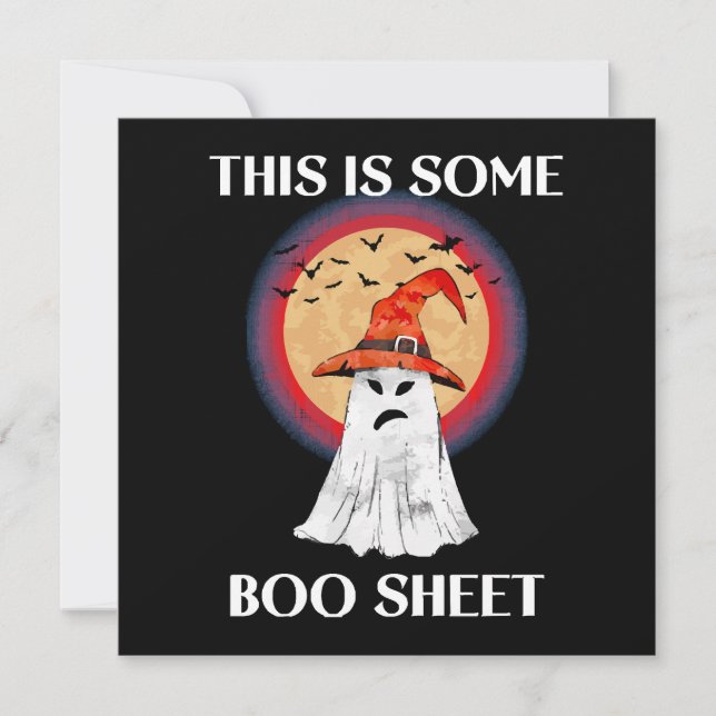 This Is Some Boo Sheet Halloween Ghost Funny (Front)
