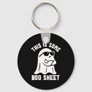 This Is Some Boo Sheet Halloween Ghost Funny Costu Key Ring