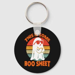 This Is Some Boo Sheet Halloween Ghost Funny for m Key Ring
