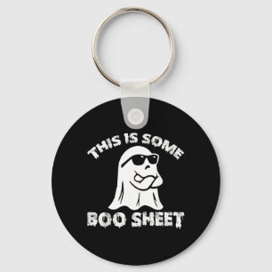 This Is Some Boo Sheet Halloween Ghost Funny Gift Key Ring