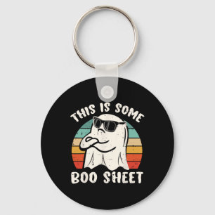 This Is Some Boo Sheet Halloween Ghost Funny Gift Key Ring