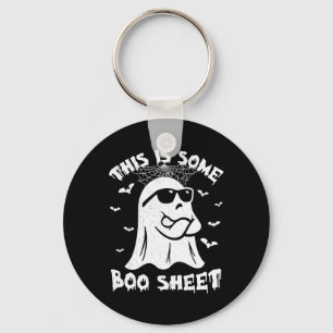 This Is Some Boo Sheet Halloween Ghost Funny Gift Key Ring