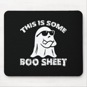 This Is Some Boo Sheet Halloween Ghost Funny Gift Mouse Mat
