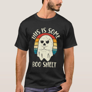 This Is Some Boo Sheet Halloween Ghost Funny Men W T-Shirt