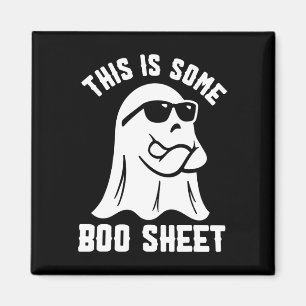 This Is Some Boo Sheet Halloween Ghost Magnet