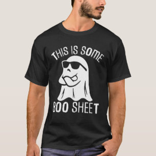 This Is Some Boo Sheet Halloween Ghost Sunglasses T-Shirt