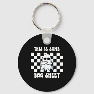 This Is Some Boo Sheet Halloween Key Ring