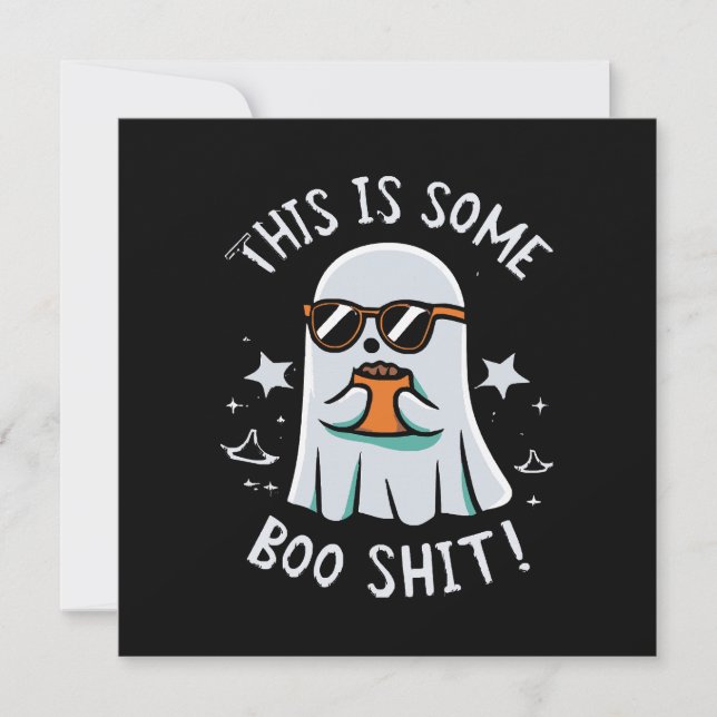 This is Some Boo Sheet Invitation (Front)