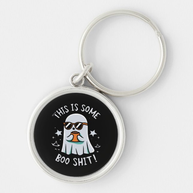 This is Some Boo Sheet Key Ring (Front)