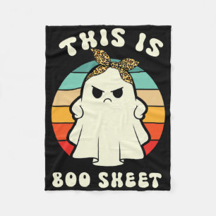 This Is Some Boo Sheet Lazy Fun Halloween Costume  Fleece Blanket