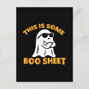This is some boo sheet postcard
