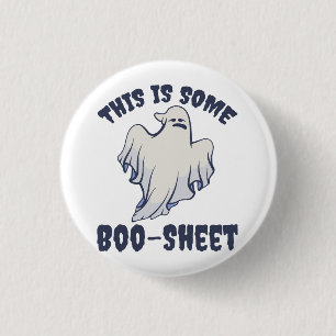 This is some Boo Sheet Sassy Ghost 3 Cm Round Badge
