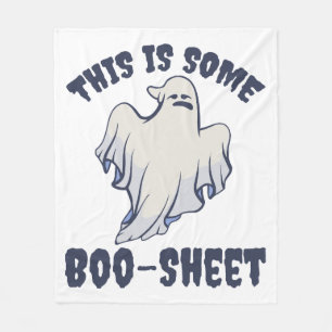 This is some Boo Sheet Sassy Ghost Fleece Blanket