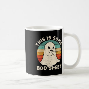 This Is Some Boo Sheet Spooky Vintage Scary Horror Coffee Mug