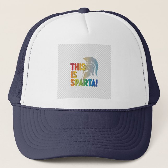   This Is Sparta!. Trucker Hat (Front)