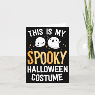This Is Spooky Halloween Costume Kawaii Spoopy Card