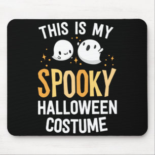 This Is Spooky Halloween Costume Kawaii Spoopy Mouse Mat