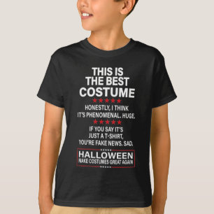 This Is The Best Costume Funny Trump Political T-Shirt
