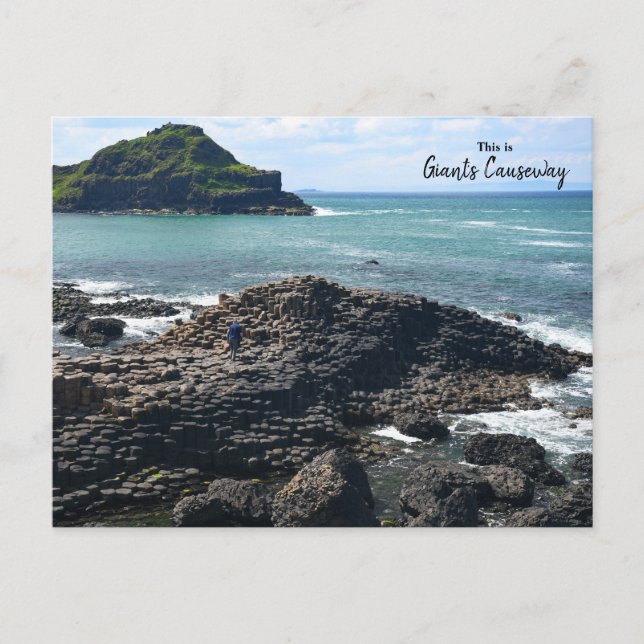 This is The Giant's Causeway - Northern Ireland Postcard (Front)